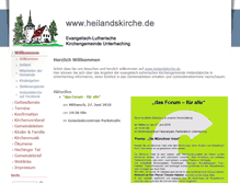 Tablet Screenshot of heilandskirche.de